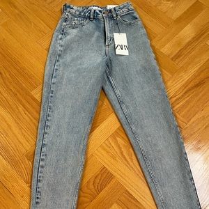 Brand New Zara High Rose Mom Jeans